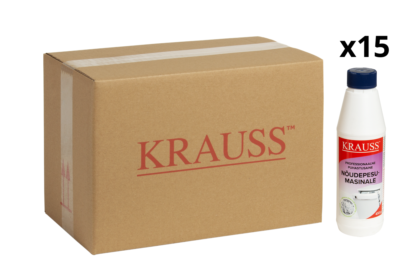 Krauss Nõudepesumasina puhastusaine hulgipakend