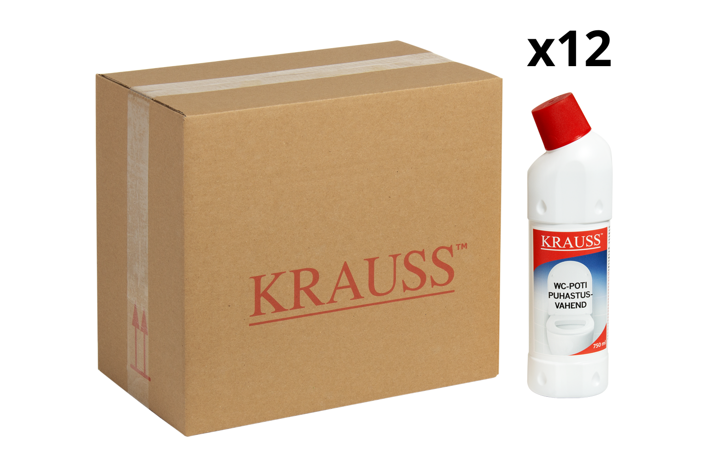 Krauss WC-poti puhastusvahendi hulgipakend